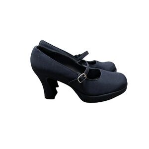 Vintage mudd navy blue platform heels